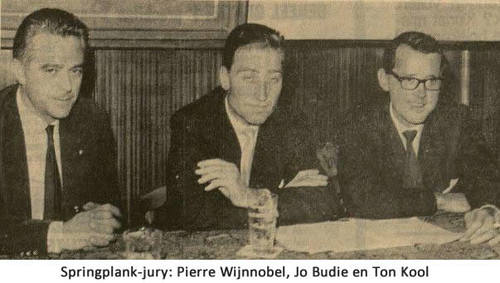 Springplank-jury Wijnnobel Budie Kool 1962